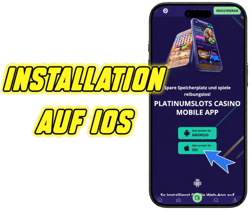 Installation der Platinumslots App auf iOS